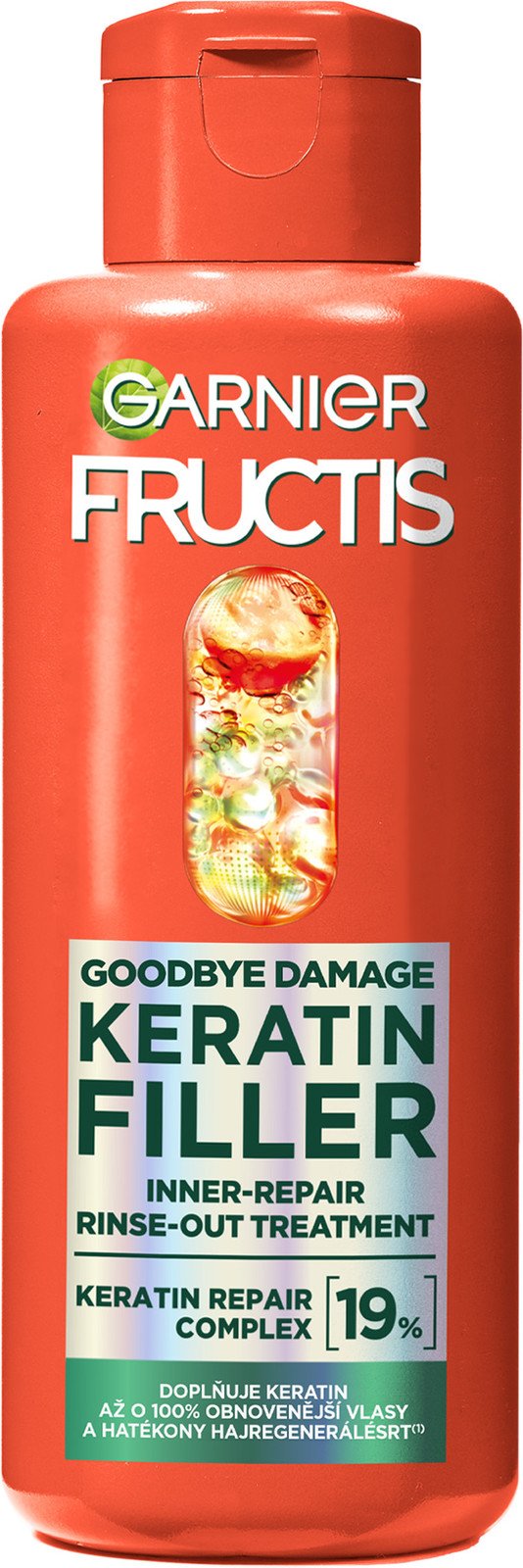 Garnier Fructis Goodbye damage keratin filler posilující oplachová péče, 200 ml
