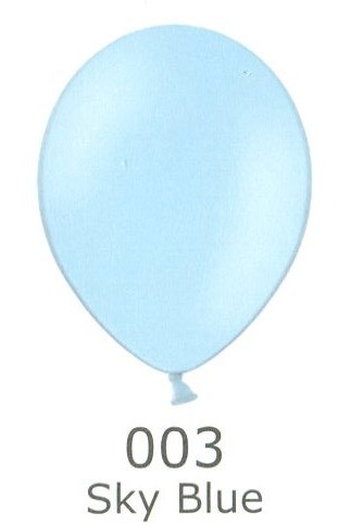 Balónek světle modrý průměr 27 cm BELBAL
