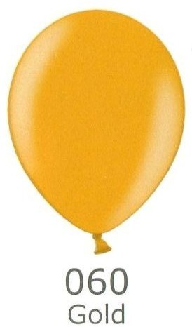 Balónek zlatý metalický 060 Belbal