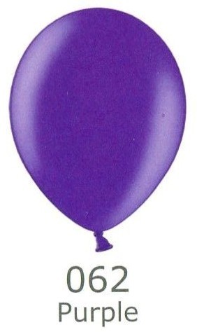 Balónek fialový metalický Belbal
