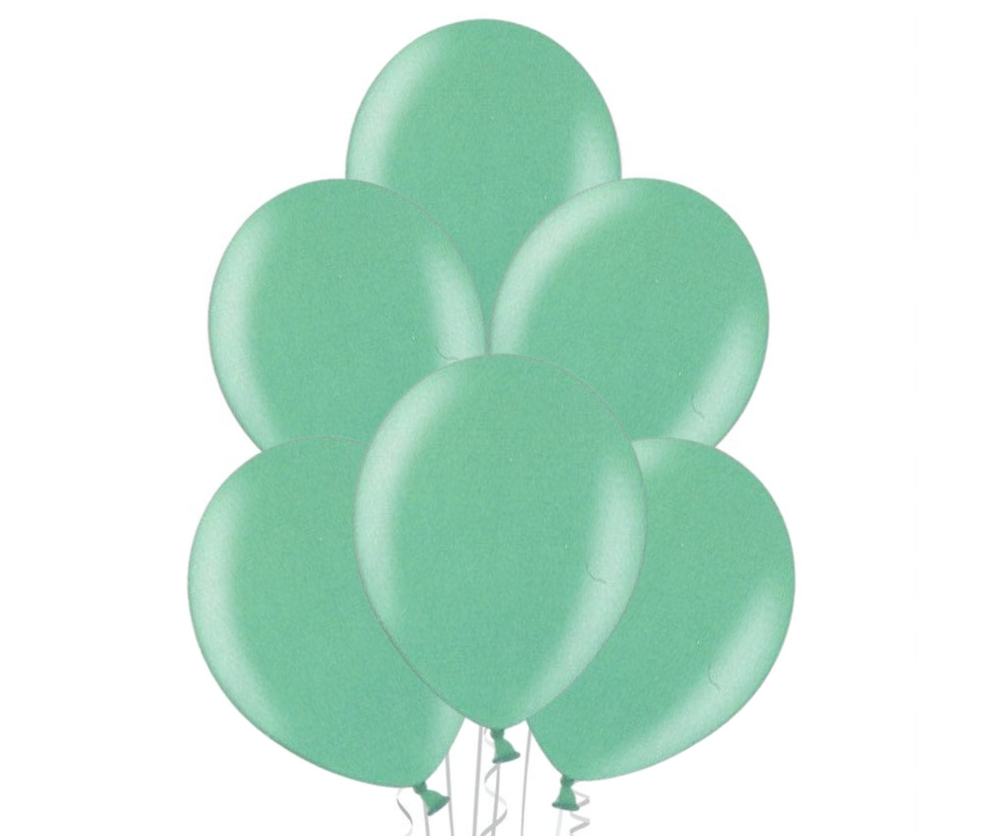 Balónek zelený metalický 063 - 10 ks Belbal