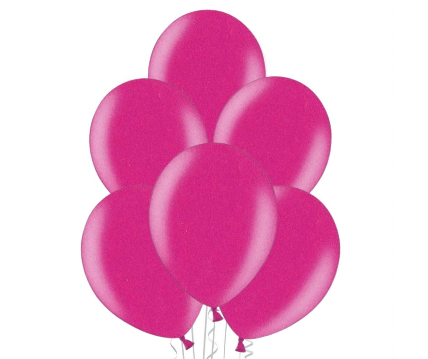 Balónek růžový metalický 064 - 10 ks Belbal