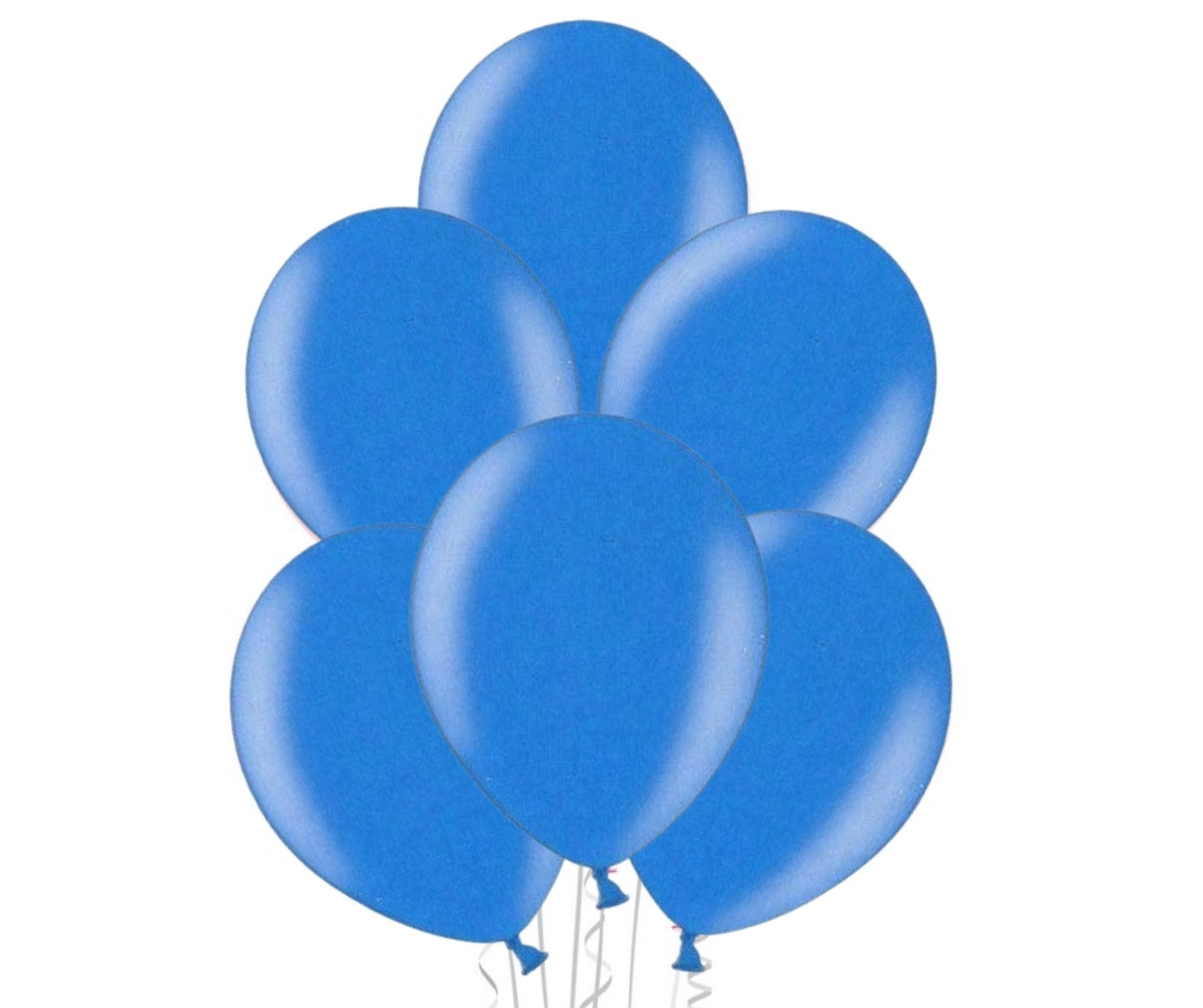 Balónek modrý metalický 065 - 10 ks Belbal