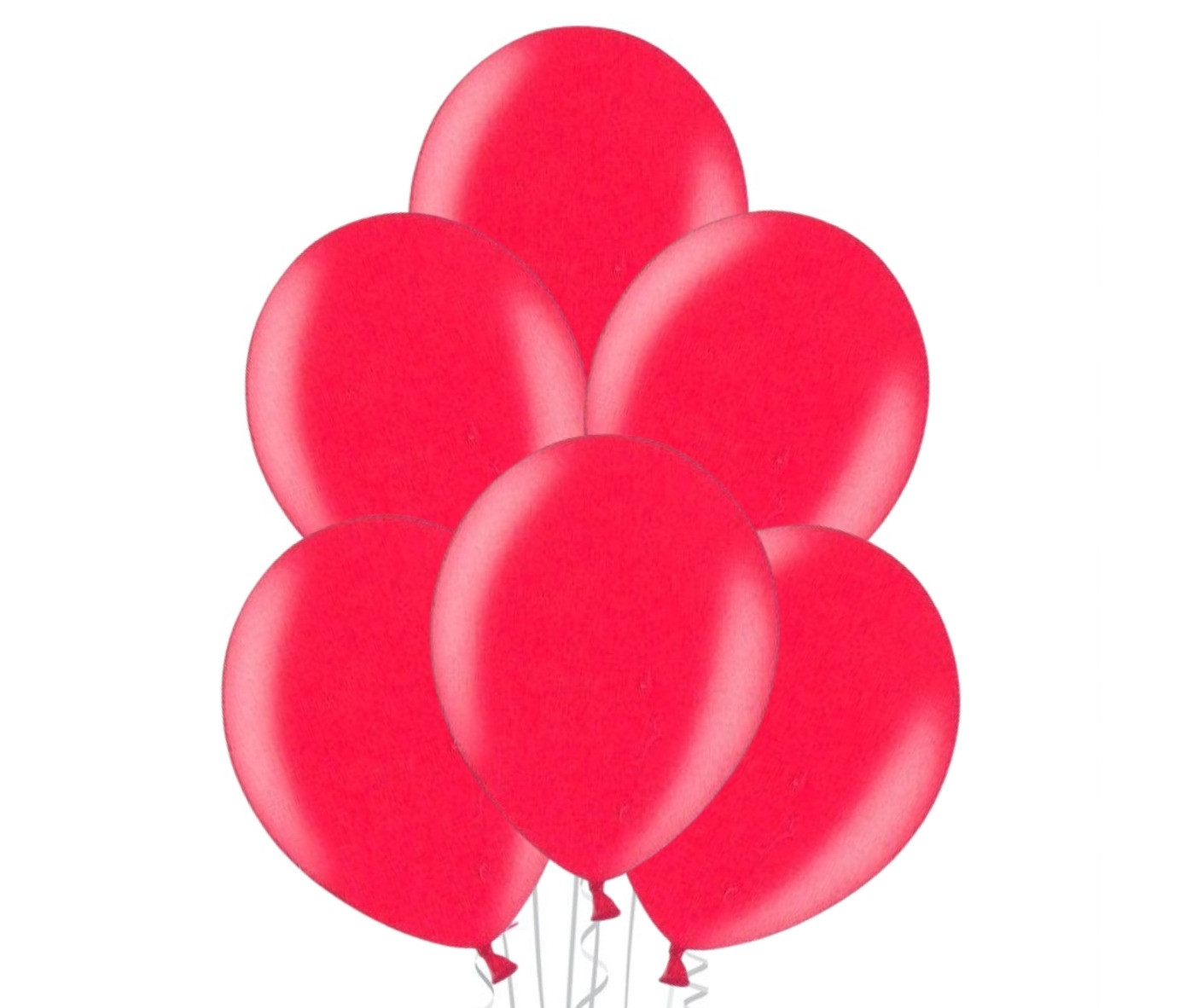 Balónky metalické - 080 CHERRY RED - 10 ks belbal