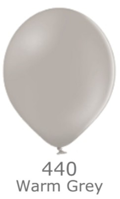 Balónek světle šedý průměr 27 cm BELBAL