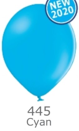 Balónek cyan modrý průměr 27 cm BELBAL