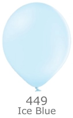 Balónek světle modrý ledový průměr 27 cm BELBAL