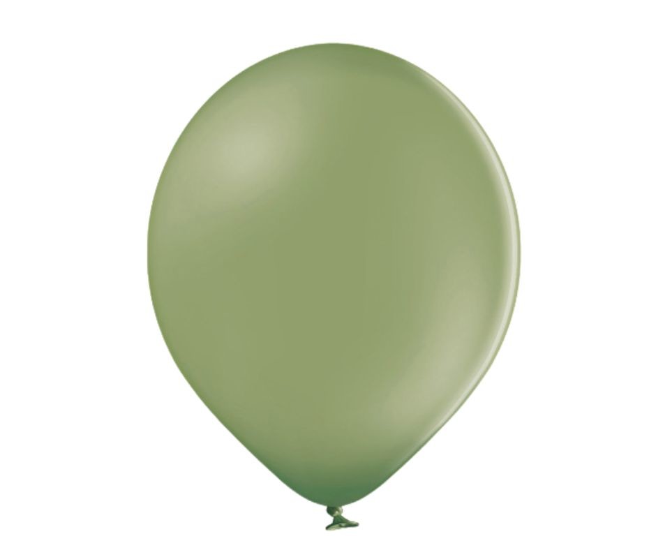 Balónek olivově zelený 27 cm Belbal