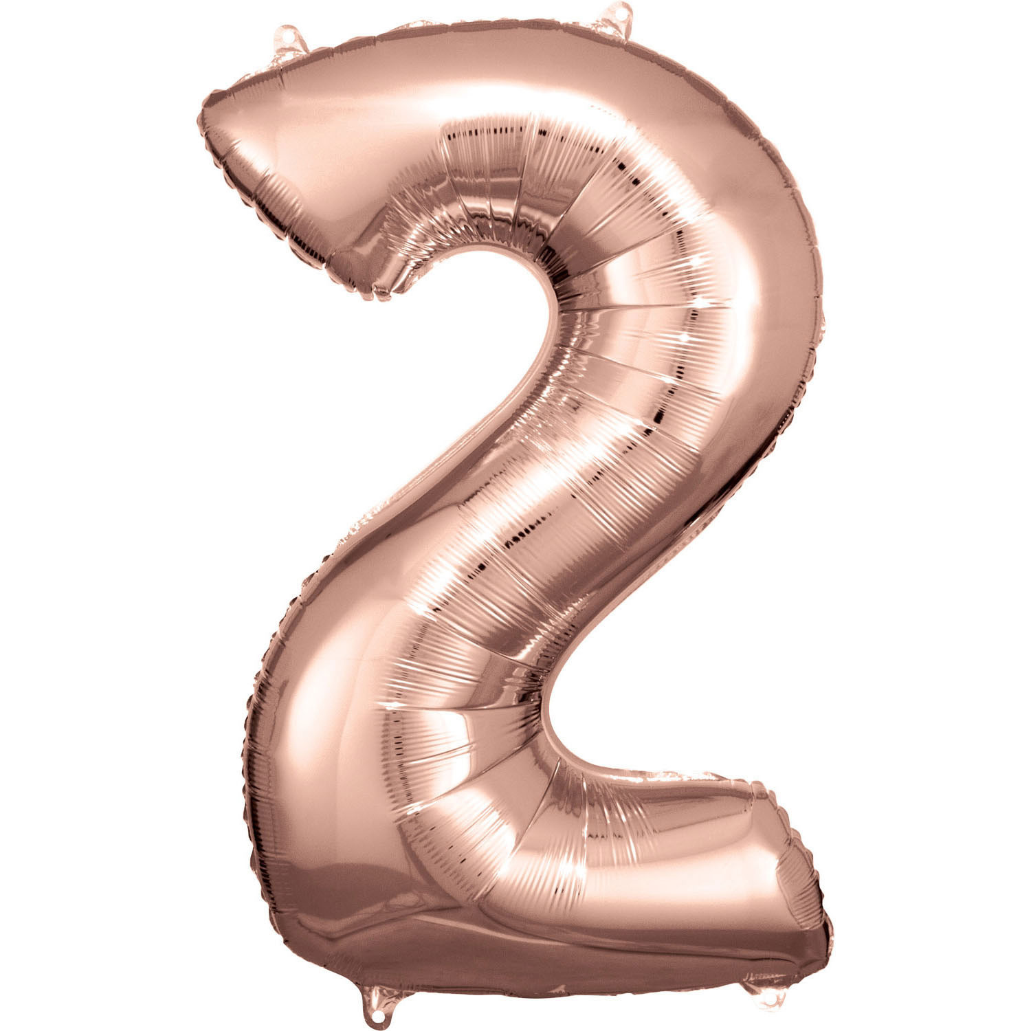 Amscan Balónek fóliový narozeniny číslo 2 růžovo-zlaté 86cm