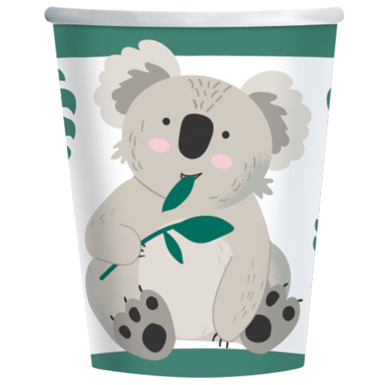 Koala kelímky papírové 8 ks 250 ml Amscan