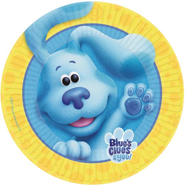 Blue's Clues talíře papírové 8 ks 23 cm