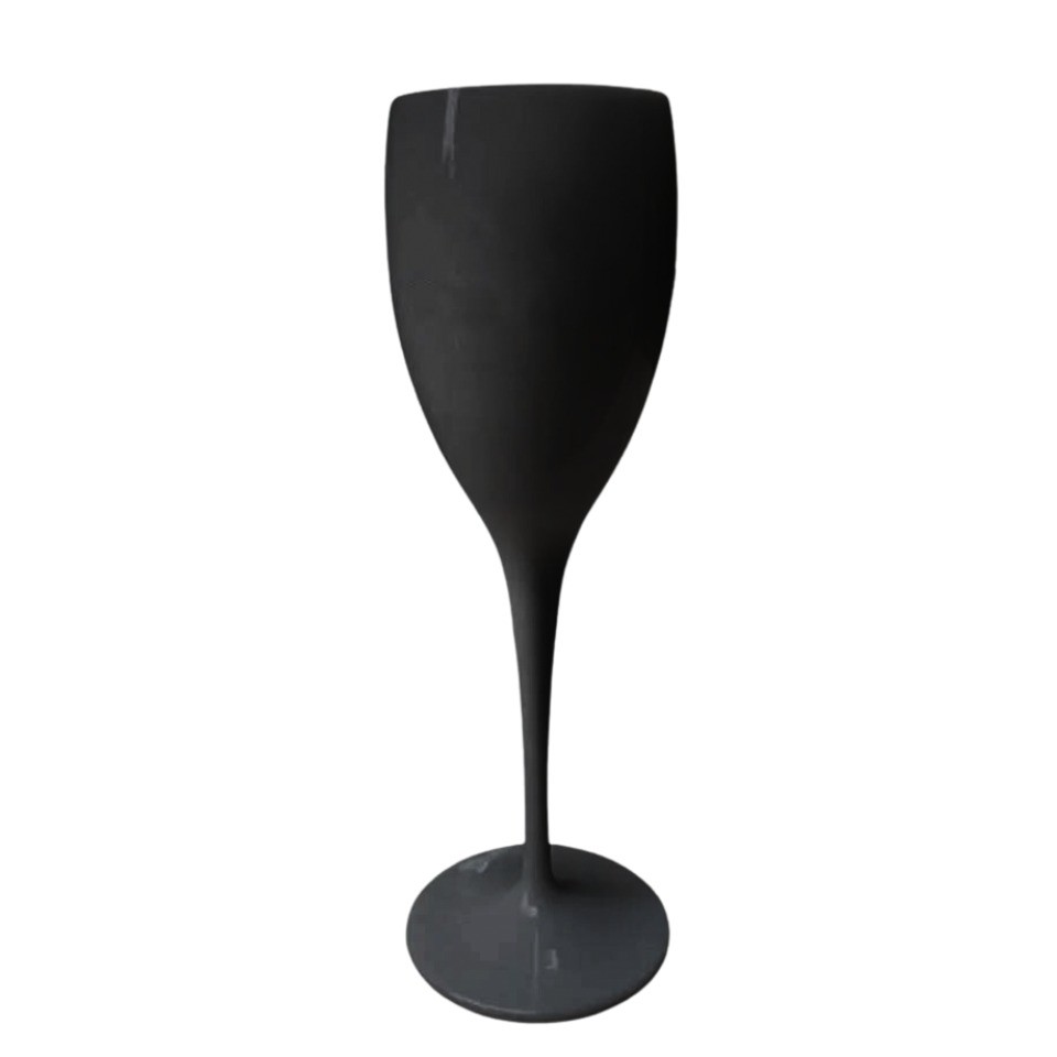 Plastová sklenička na víno černá 150 ml 1 ks