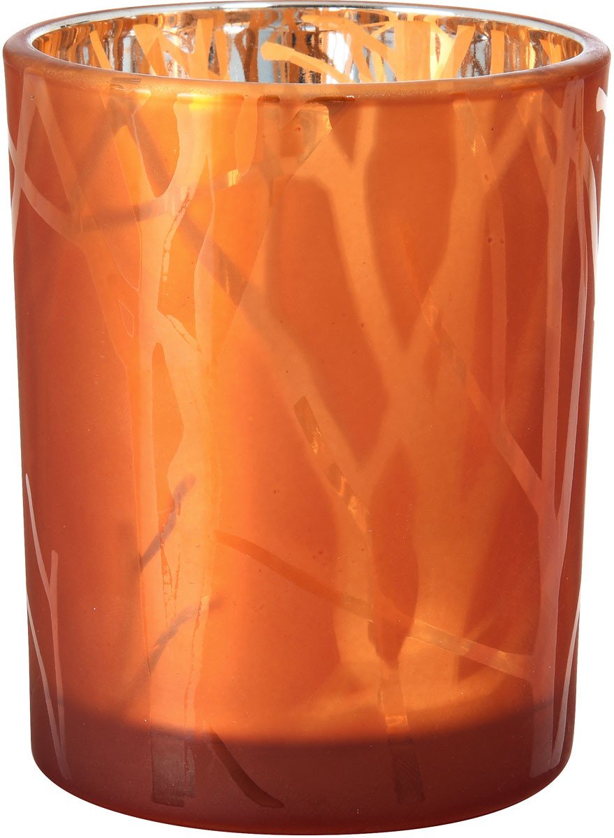 Svícen růžovo-zlatý Shimmer 100 mm x Ø 80 mm DUNI