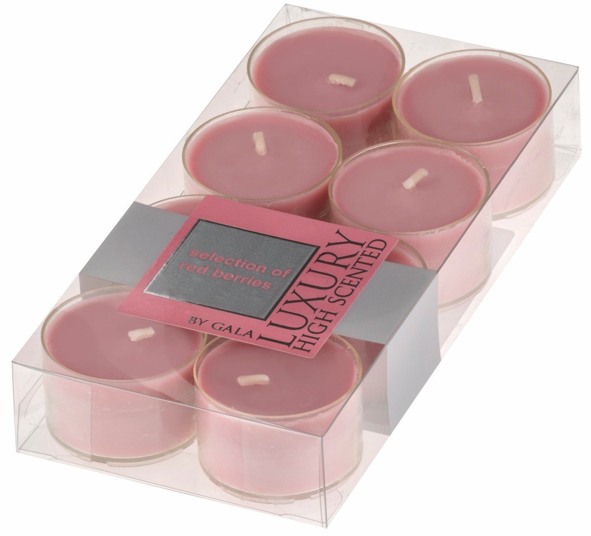 Vonné svíčky Selection of Red Berries 8 ks Gala-Kerzen