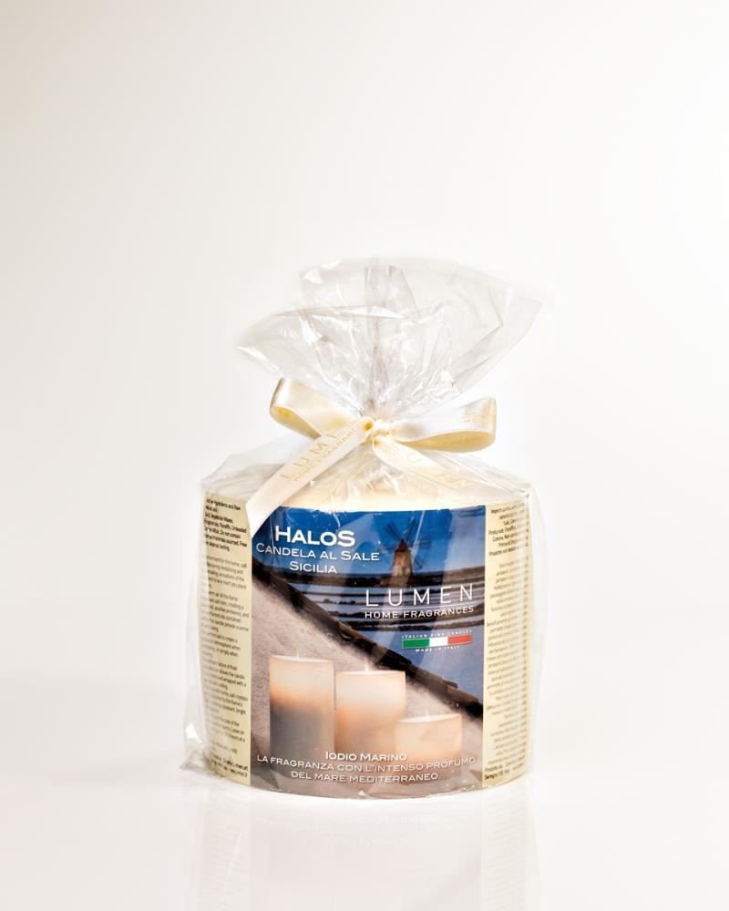 Vonná solná svíčka Sicilia 12 cm x 10 cm LUMEN