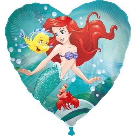 Ariel balónek srdíčko 46 cm