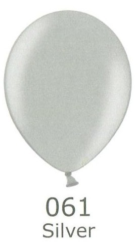 Balónek stříbrný metalický Belbal