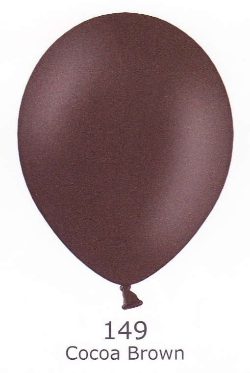 Balónek hnědý průměr 27 cm Belbal