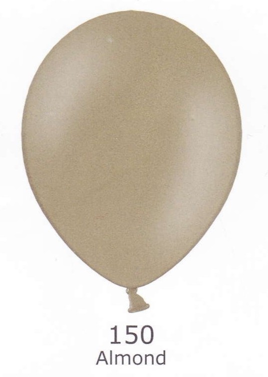 Balónek světle hnědý průměr 27 cm Belbal