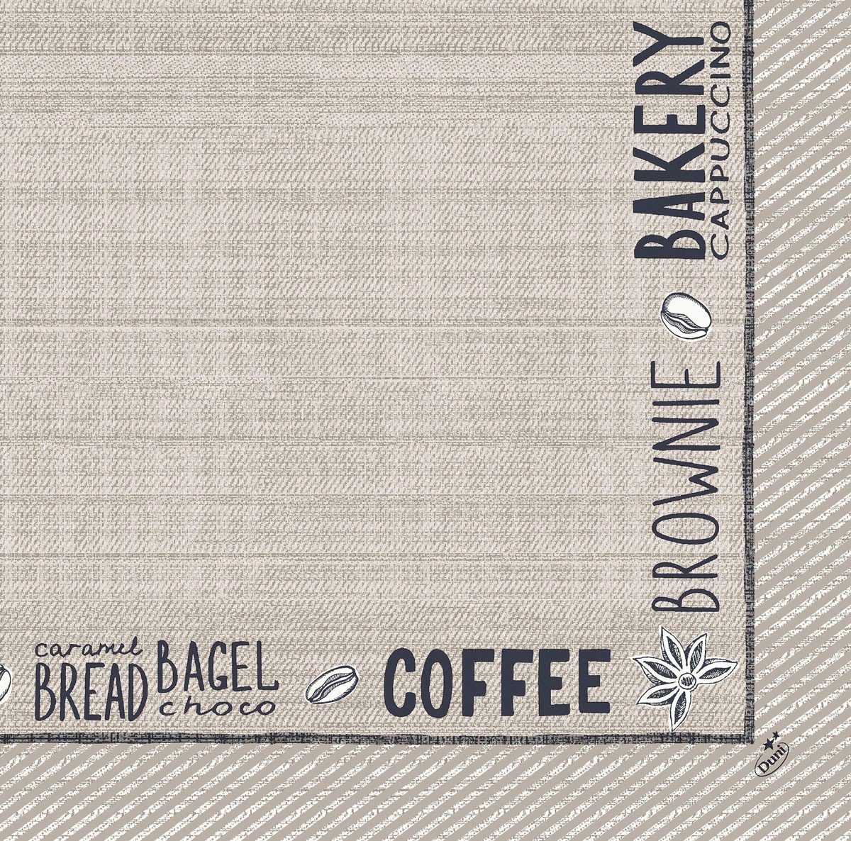 Ubrousky Bakery Dunisoft® 60 ks 40 cm x 40 cm Duni