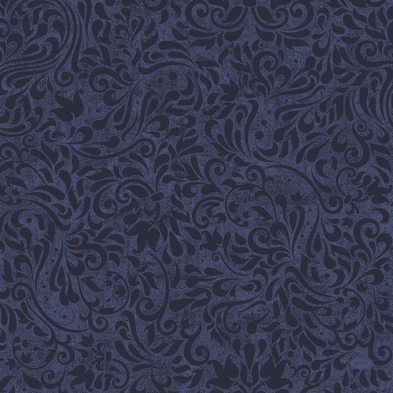 Ubrousky Dunisoft® Zannia Dark Blue 12 ks 40 cm x 40 cm Duni