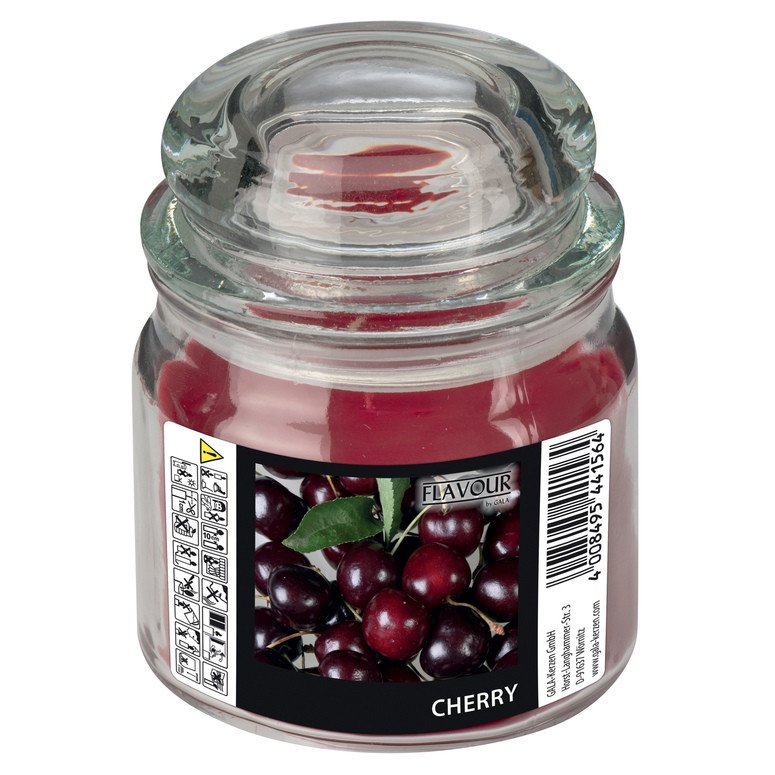 Vonná svíčka Cherry ve skle s víkem Gale kerzen