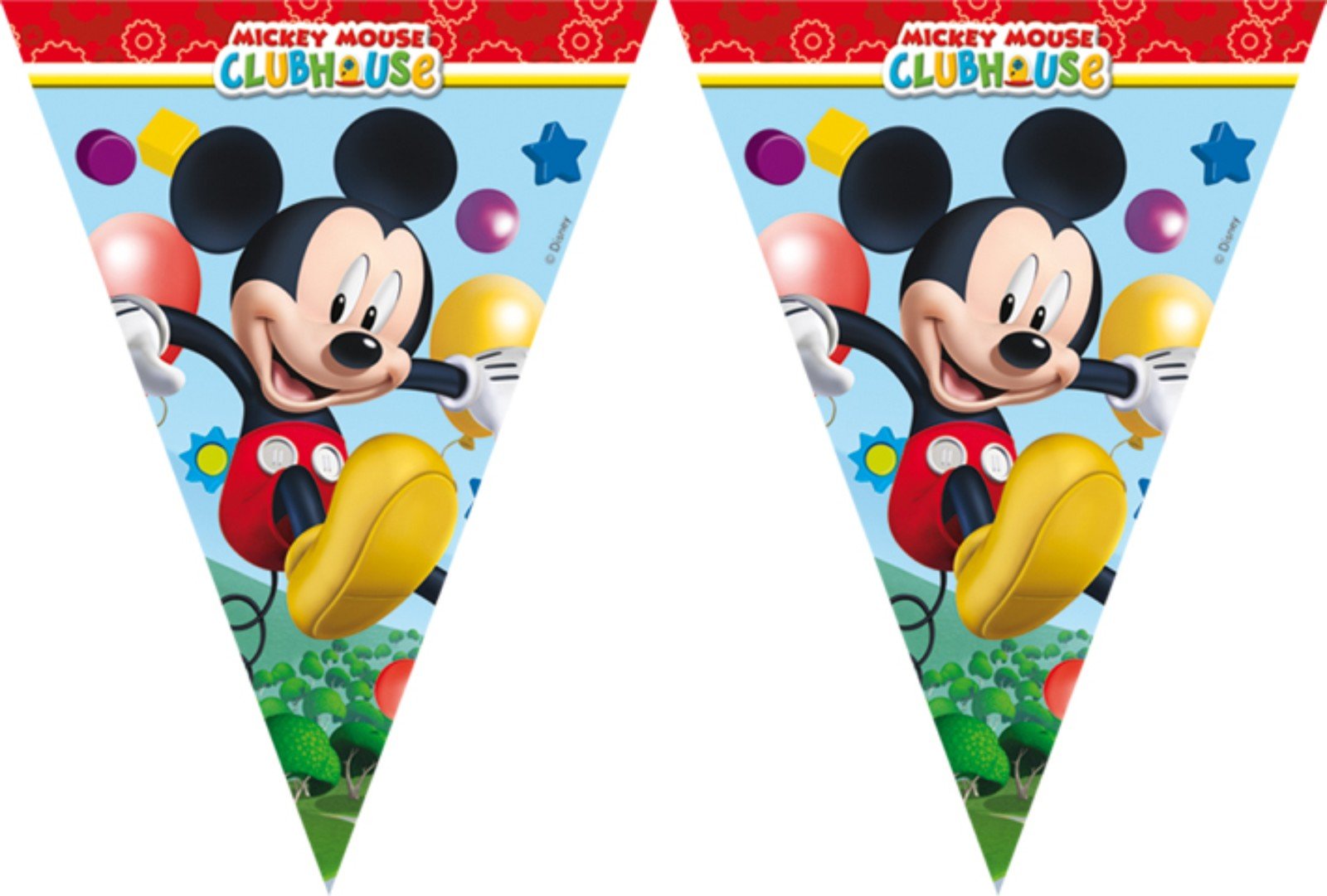 Mickey Mouse vlajka 9ks 2,3m Procos