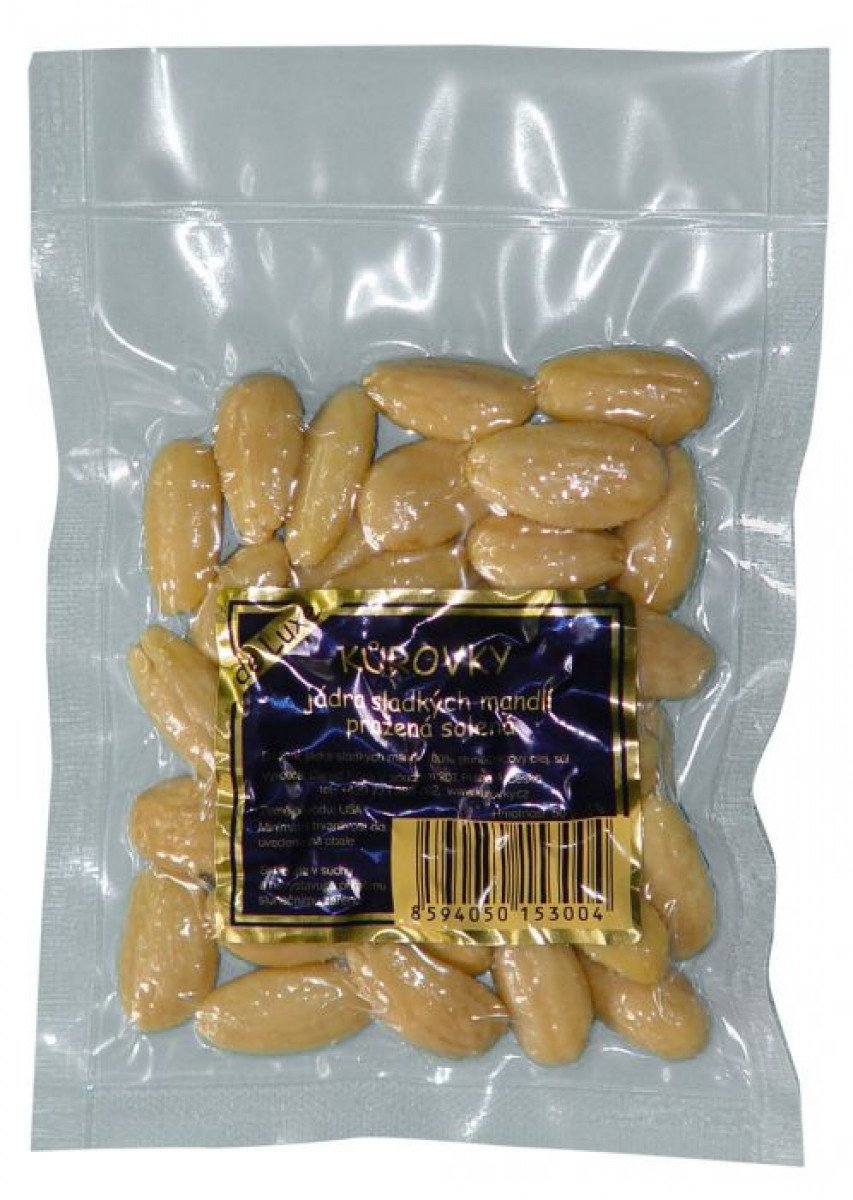 Jádra mandlí pražená solená 50g