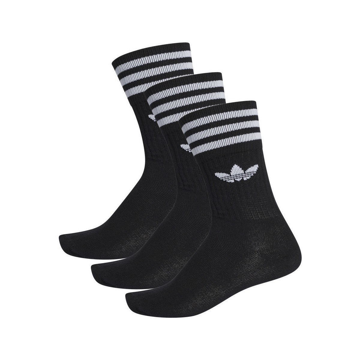 adidas  Solid crew sock  Černá