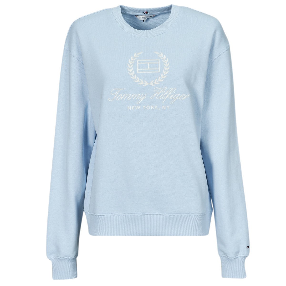 Tommy Hilfiger  REG FLAG SCRIPT CNK SWTSHRT  Modrá