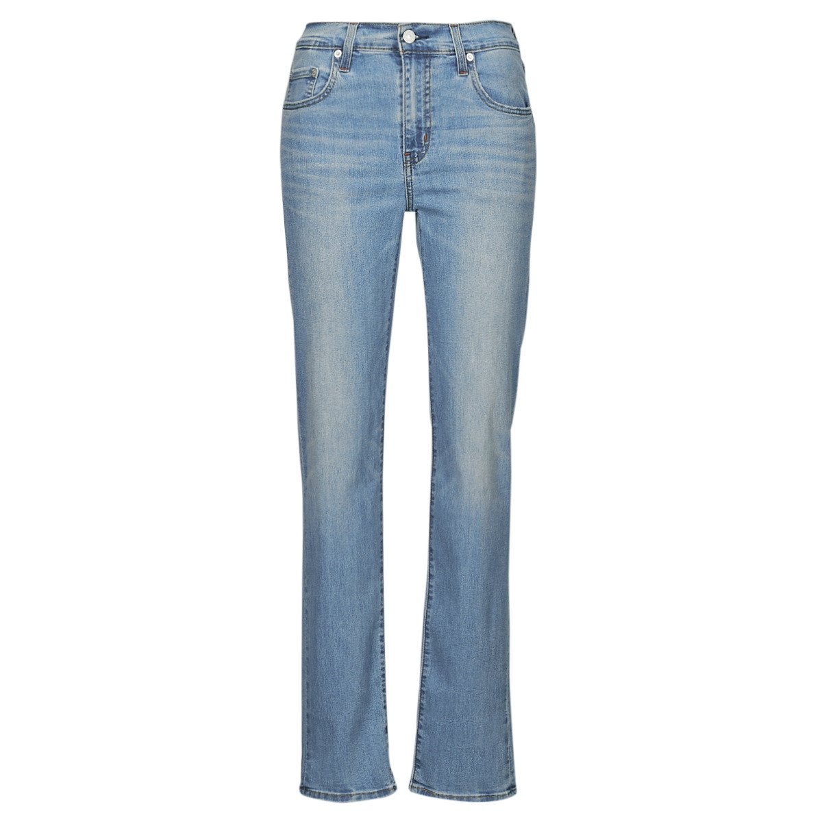 Levis  724 HIGH RISE STRAIGHT Lightweight  Modrá