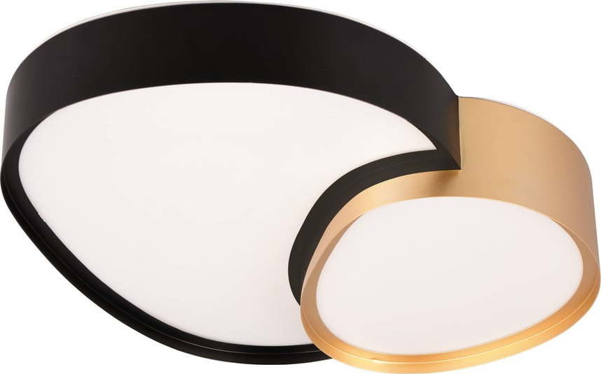 LED stropní svítidlo v černé a zlaté barvě 36x43.5 cm Rise – Trio