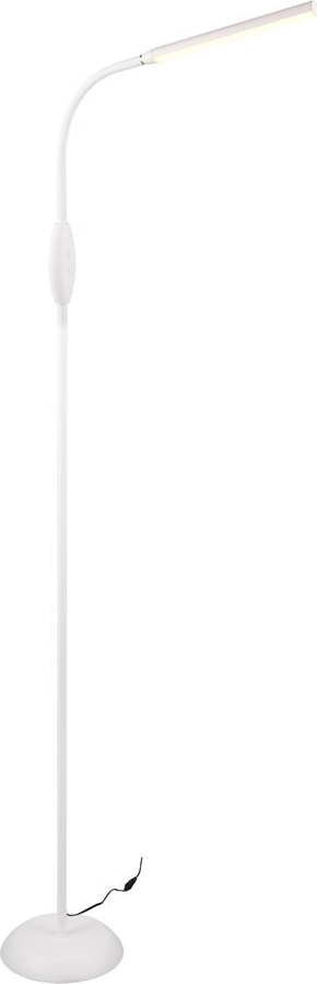 Bílá LED stojací lampa (výška 145 cm) Toro – Trio