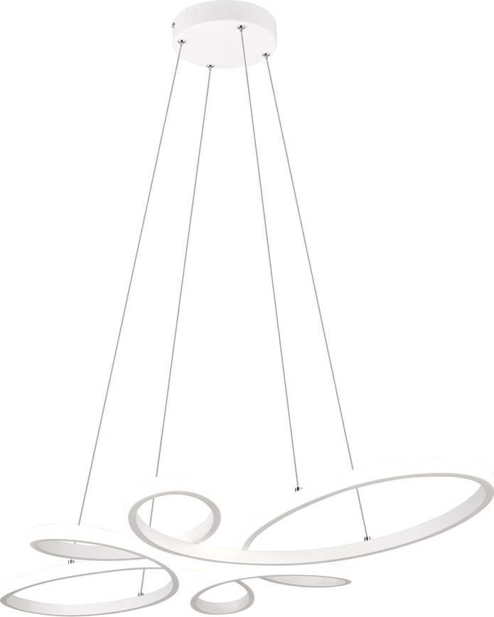 Bílé LED závěsné svítidlo Fly – Trio