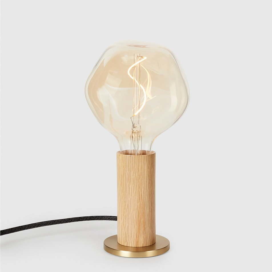 Stmívatelná stolní lampa v přírodní barvě (výška 26 cm) Knuckle – tala