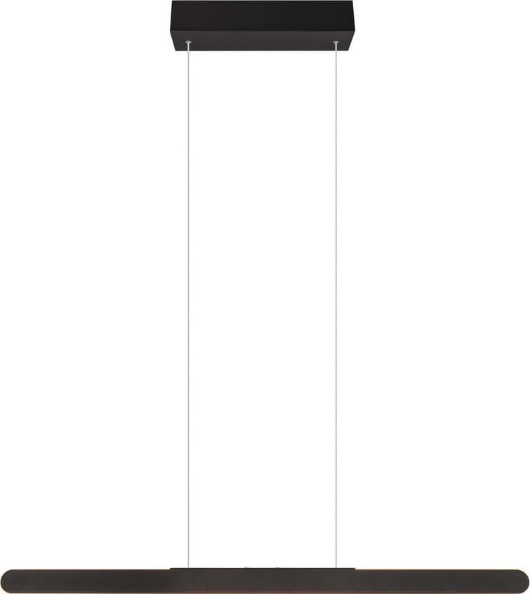 Černé LED závěsné svítidlo Helios – Trio