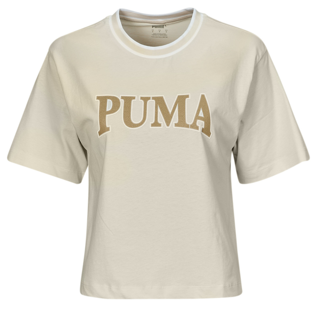 Puma  PUMA SQUAD GRAPHIC TEE  Béžová