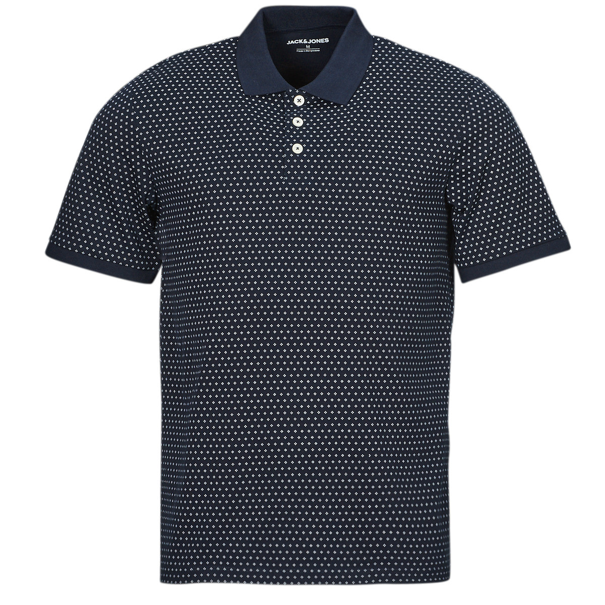 Jack & Jones  JJLUIS AOP POLO SS  Tmavě modrá