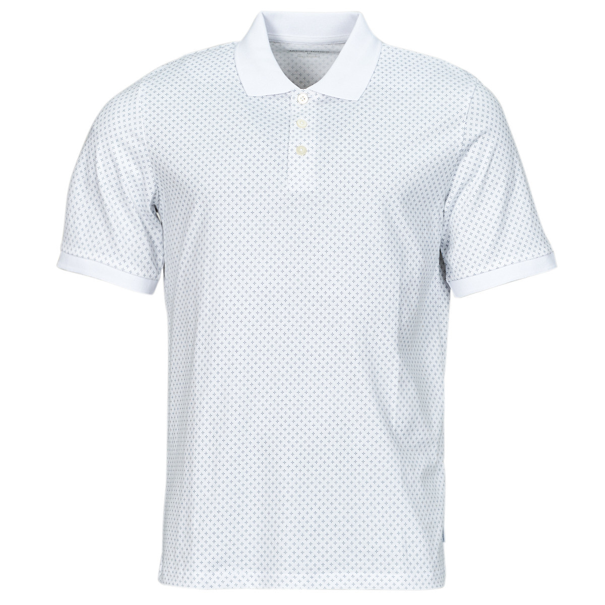 Jack & Jones  JJLUIS AOP POLO SS  Bílá