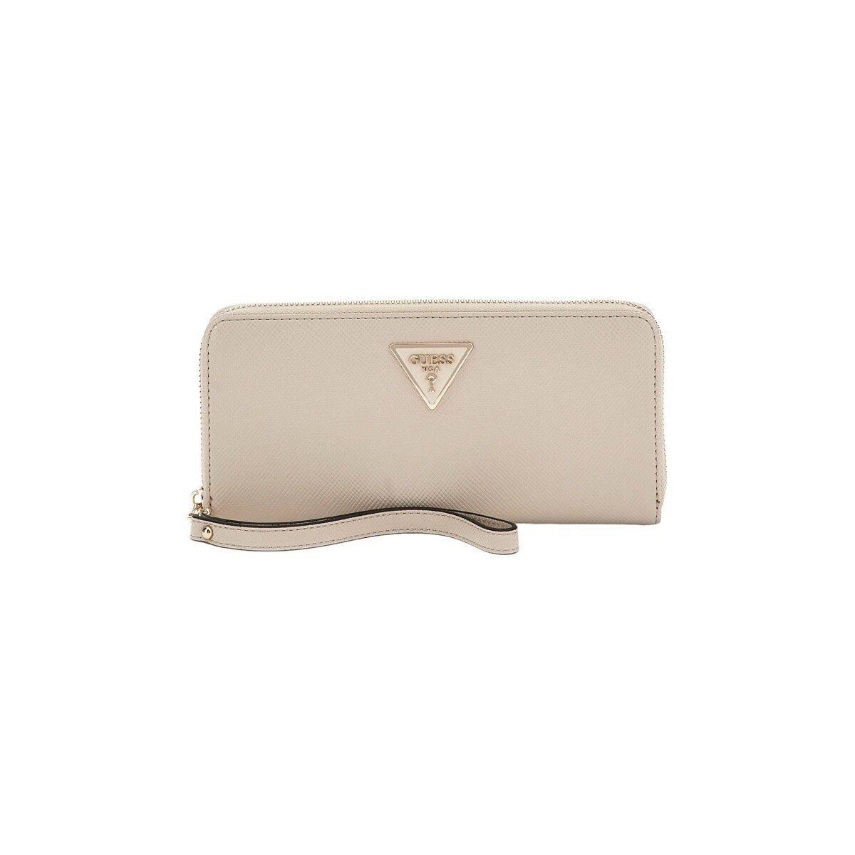 Guess  LAUREL SLG LARGE ZIP AROU  Béžová