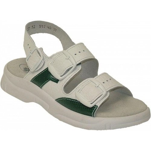Dámské sandály Santé, bílo- zelené