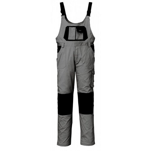 Pracovní montérkové kalhoty s laclem Issa STRETCH, různé barvy