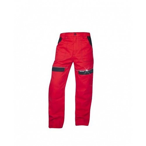Montérkové pasové kalhoty COOL TREND, červeno/černé 54 H8107
