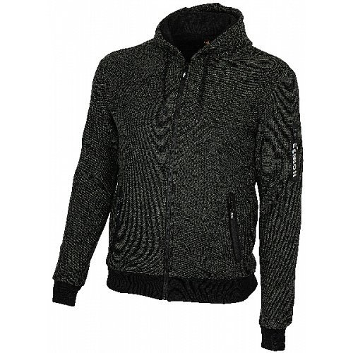 Volnočasová úpletová mikina Bennon CHORTOS SWEATSHIRT, zelená