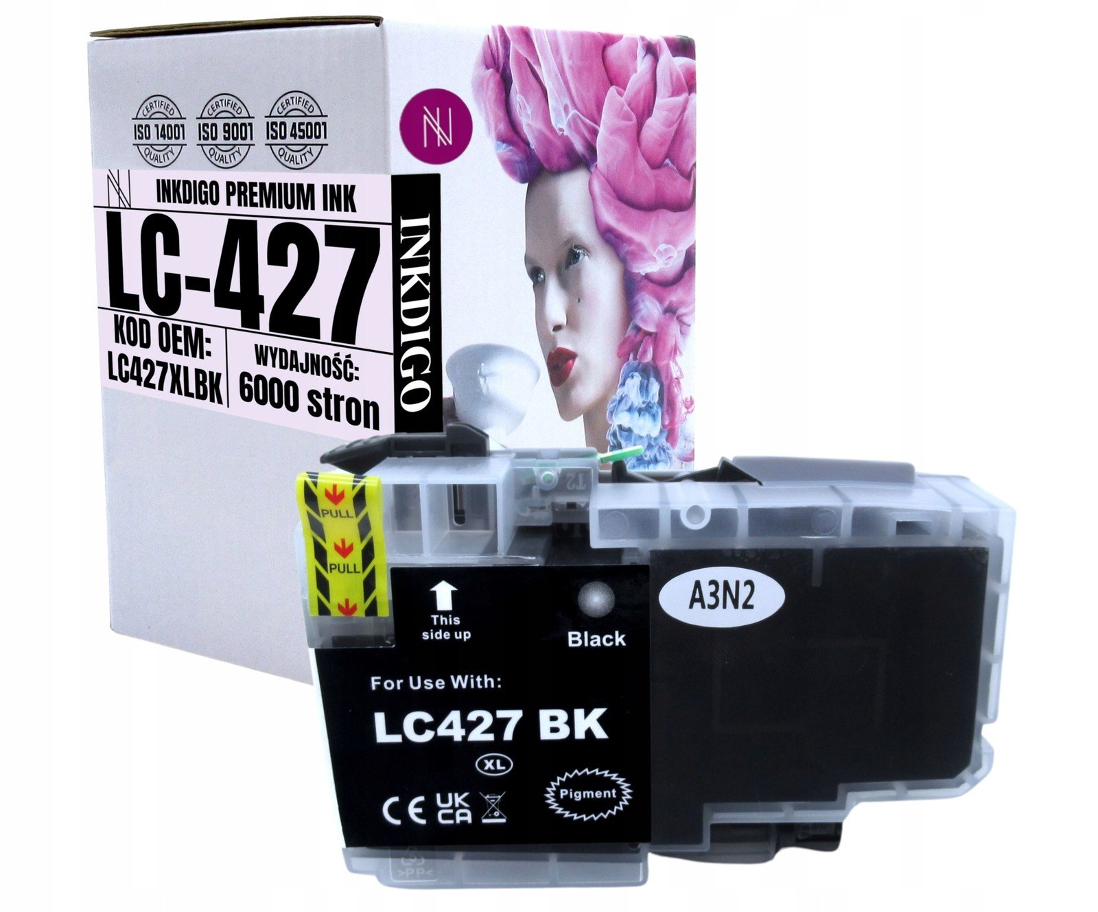 LC-427XLBK Náhradní Inkoust Pro Tiskárny Brother MFC-J5955DW J6955D J6959DW