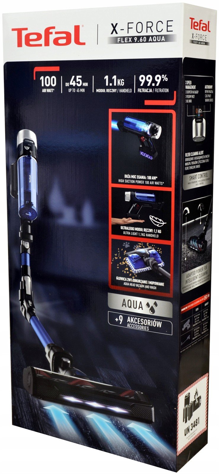 Vysavač Mop tefal> X-force Flex 9.60 Aqua TY20C4