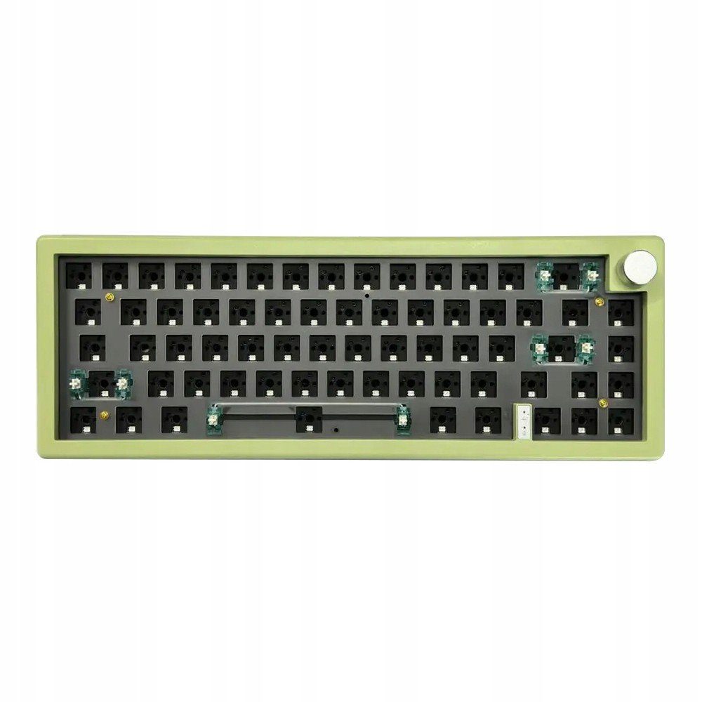 Mechanická klávesnice Zelená GMK67 65% Diy Kit Hotswap Rgb Wireless 2.4 Ghz