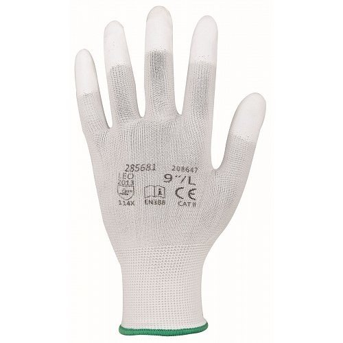 Rukavice s povrstvenými špičkami prstů LEO