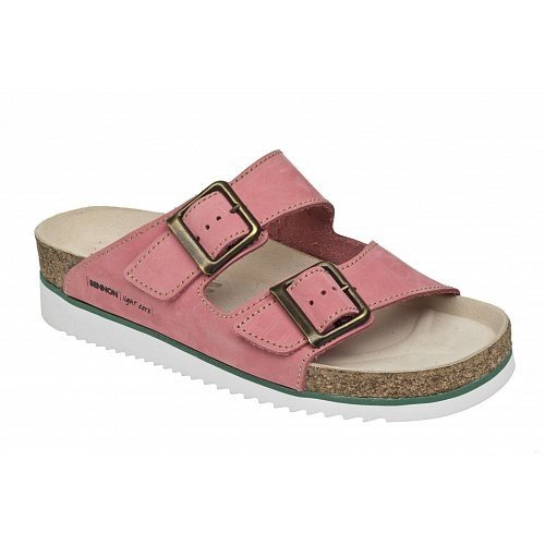 Pantofle na klínku Bennon KORKY PINK Slipper