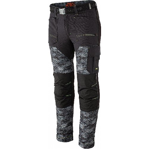 Pracovní kalhoty PREDATOR TROUSERS, černá/šedá